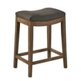 thumbnail image 3 of Oak Counter Stool, Linen, 3 of 5