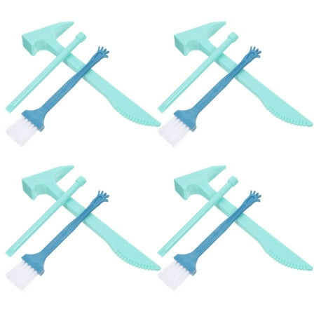 LOLIPPYY 1Set Dig Kit with Sky Blue Tools for Excavation and Discovery of Crystals and Minerals