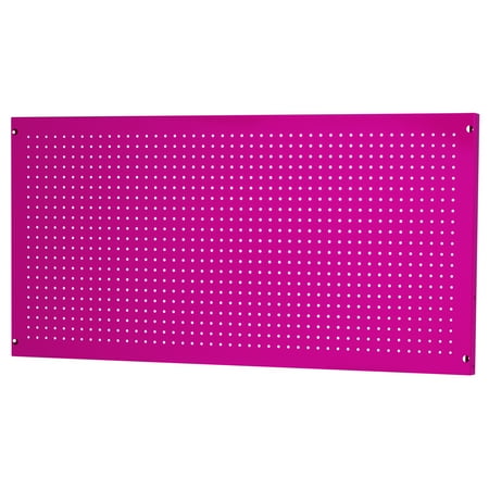 The Original Pink Box PB2448PB 24-Inch By 48-Inch 18G Steel Peg Board, Pink