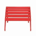 thumbnail image 7 of WestinTrends Malibu 12 Piece Adirondack Chairs Set, All Weather Poly Lumber Outdoor Patio Furniture Set Adirondack Chairs with Ottoman and Side Table, Red, 7 of 7