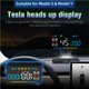 thumbnail image 2 of Pantalla Heads Up De Una Tecla Velocímetro Digital Hud Portátil Para Automóvil Pantalla De Engranajes Eficiente Proyector De Velocidad Velocímetro Compatible Con Tesla Model 3 Y Model Y Kearding VI005972-00, 2 of 7