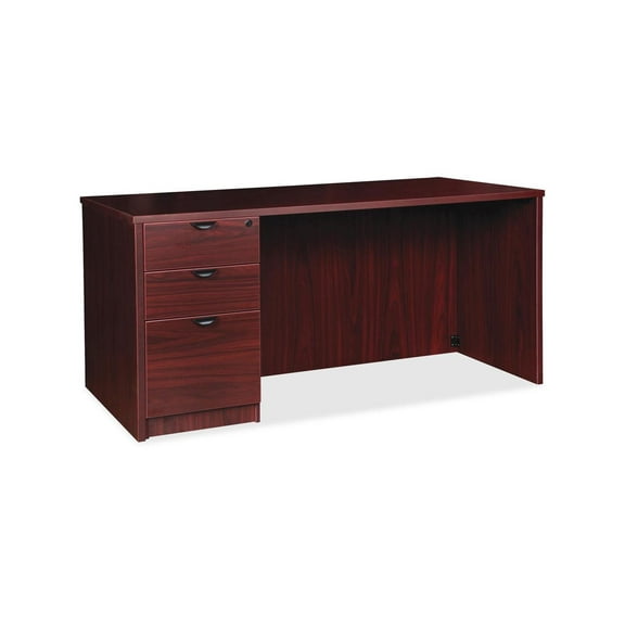 Lorell Prominence Pedestal Desk PD3672LSPMY