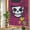 Pink, variant on Halloween Window Privacy Film Rainbow Static Cling Stain Glass Window Film for Glass Door, Decorative Sunroof Decal Sticker for Car 29.5"x118" Skull Head Roses Horror Street Art Mint Green