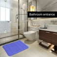 thumbnail image 2 of REGALWOVEN Bath Mat Memory Foam Bath Rugs for Bathroom, Blue 32" x 20"/80 x 50cm(L*W), 2 of 6