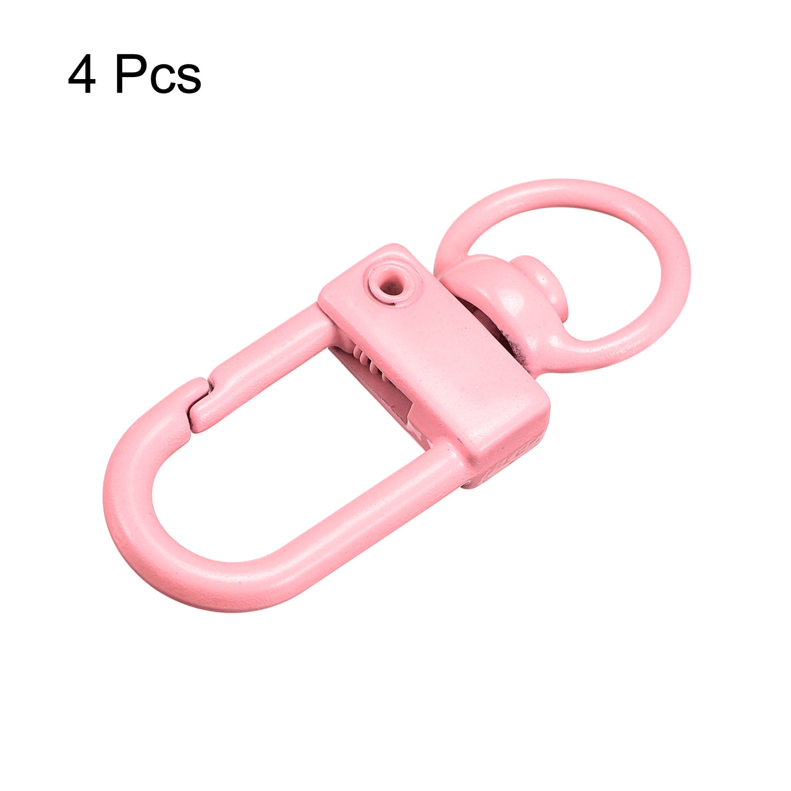 Swivel Clasps Snap Hook, 33x13mm Lobster Claw Clasp for DIY Pink