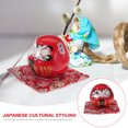 thumbnail image 4 of Estatua de Daruma de estilo japonés Decoración de figuras de Daruma para el restaurante de la oficina en el hogar, 4 of 8