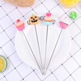 thumbnail image 5 of Cupcakes Bread Baking Tools 4 pcs Cake Test Pin Heart Cake Shape Kitchen Stainless Steel Baking Tool Cake Tester Probe for Biscuit Cupcake Cookie Cake, 5 of 5