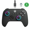 thumbnail image 1 of 8BitDo Manette Filaire Ultimate C pour Xbox avec Anneau de Feu à Éclairage RVB, Gâchettes à Effet Hall et Joysticks, Compatible avec Xbox Series X/S, Xbox One, Windows 10/11 - sous Licence Officielle (Gris Foncé), 1 of 7