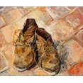 thumbnail image 2 of Van Gogh, Vincent 17x15 Black Ornate Wood Framed with Double Matting Museum Art Print Titled - Shoes (1888), 2 of 4