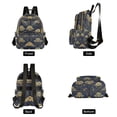 thumbnail image 4 of FORMRS Mini Backpack Purse for Women Travel Daypack Casual Shoulder Bag, Gold Art Pattern, 4 of 7