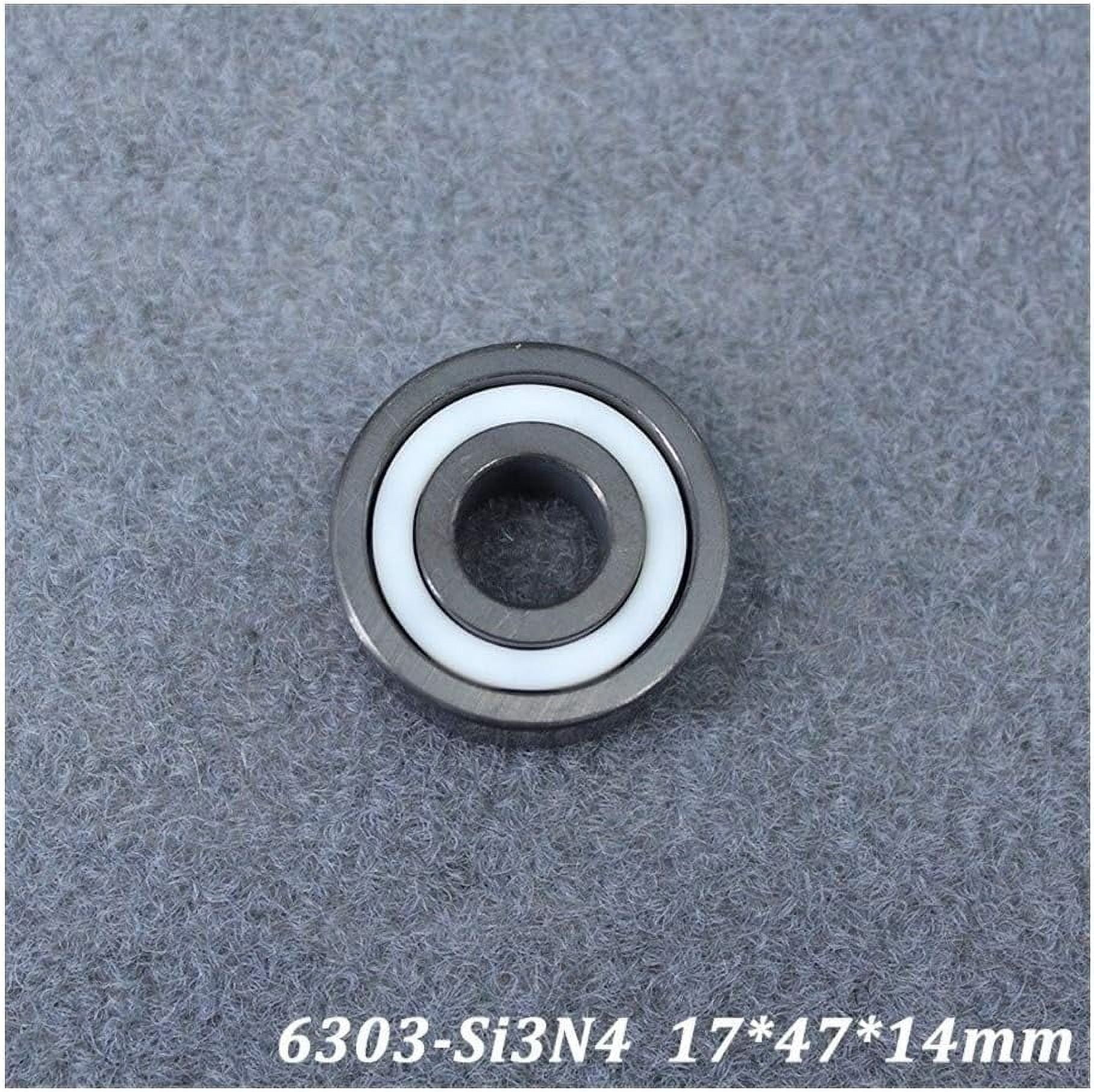6303 Full Ceramic Bearing 6303CE  17 * 47 * 14 mm Si3N4 Material All Silicon Nitride Ceramic Ball Bearings