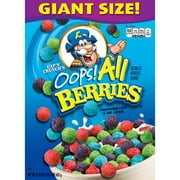 Cap'n Crunch Breakfast Cereal, Oops! All Berries Box, 21.3 oz