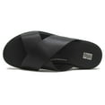 thumbnail image 3 of FitFlop Womens F Mode Leather Flatform Cross Leather Sandals, 3 of 4