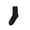 Black, variant on Womens Mens Socks LSQii Casual Soft Comfy Solid Color Knit Crew Socks Breathable Mid Tube Stockings Daily Wear Outdoor All Season Dark Gray