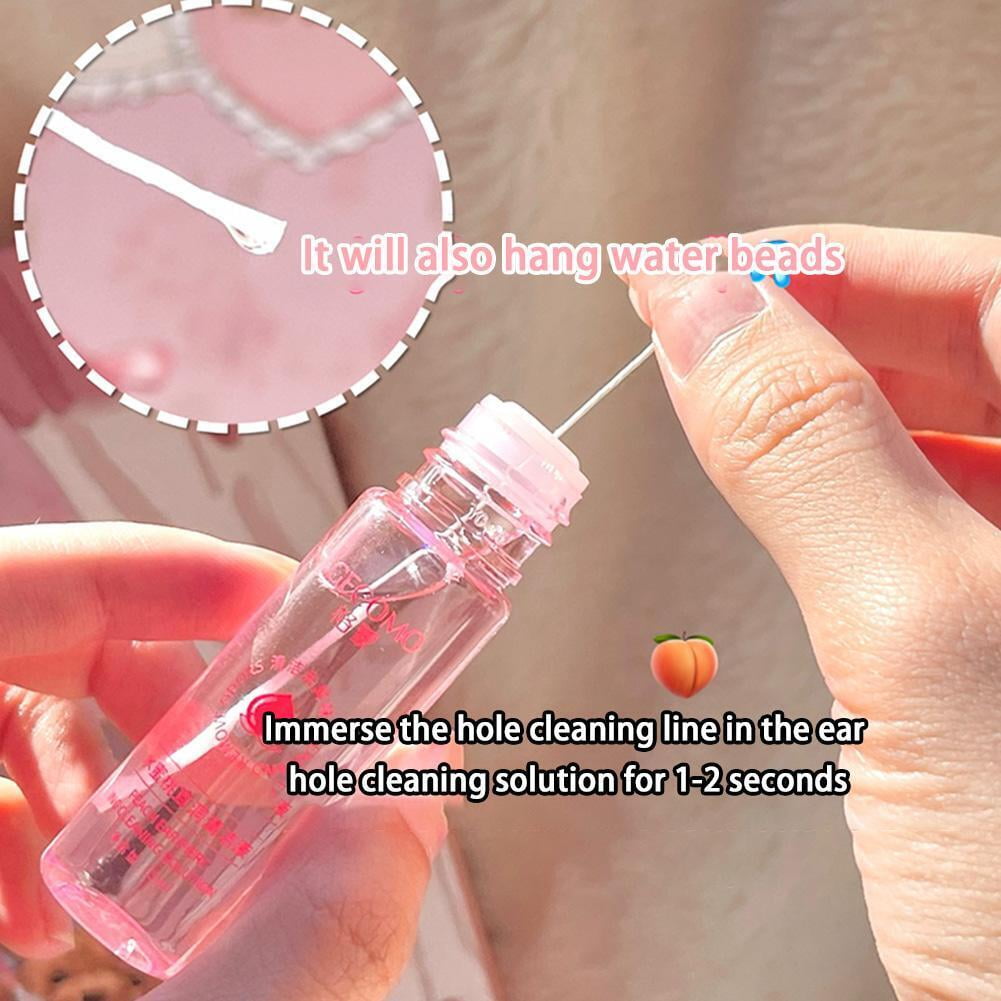 Jiuou 60pcs Pierced Ear Cleaning Set Cleanse Piercing Aftercare Body Piercing