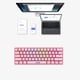 thumbnail image 5 of Teclado mecánico para juegos con cable, retroiluminación RGB, compacto, de 61 teclas con interruptores azules para PC, 60 % de descuento, 5 of 5