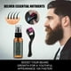 thumbnail image 3 of Kit de rodillo para el crecimiento de barba natural para hombres. Aceite para el crecimiento de barba, potenciador nutritivo, spray de aceite para barba, anticaída con rodillo., 3 of 3