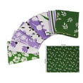 thumbnail image 5 of Soimoi 8 Pc Fat Quarter Bundle,FloralPrint 18"x 22"DIY Patchwork-100% CottonPre-Cut Quilting Fabric Green, White, Purple, 5 of 7