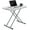 X Foot, variant on Yunken  Folding TV Tray Table with Double Cross, Height Adjustable Portable Side Table for Meals, Laptops, Snacks, Coffee