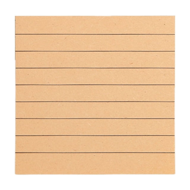 Btomtd 80pcs Office Stationery Stickys Notes Colorful Studented Small Stickys Notebook Can Be Torns Creatives Cute Stickys Notes, brown