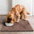 thumbnail image 2 of Dog Food Mats for Floors Super Absorbent, Pet Cat Food Mat - Non Slip Dog Bowl Mats for Food and Water, Eco-Friendly Boho Dog Placemats Feeding Mat, 2 of 6