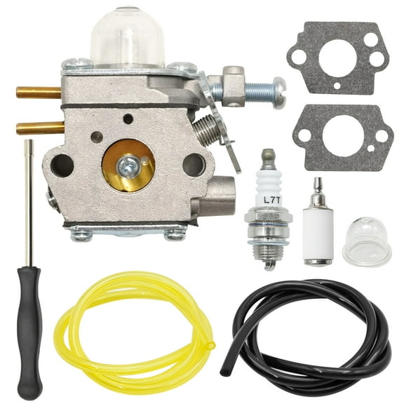 Anxingo 753-06190 Carburetor Carb Kit Compatible with Troy Bilt TB2040XP TB21EC TB22EC TB32EC TB42EC TB80EC String Trimmer Weed Eater Murray M2500 M2510 Brushcutter