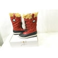 thumbnail image 2 of Alpinetek Bottes de Neige Imperméables pour Femmes Rouges 11M, 2 of 6