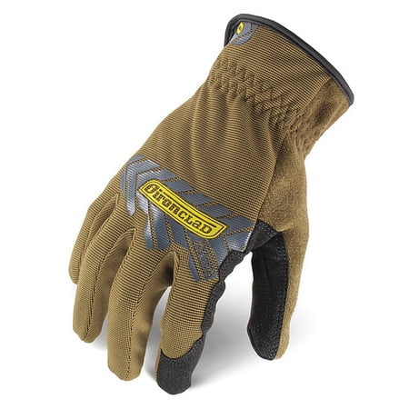 Utility Glove Brown,L/9,9-3/4