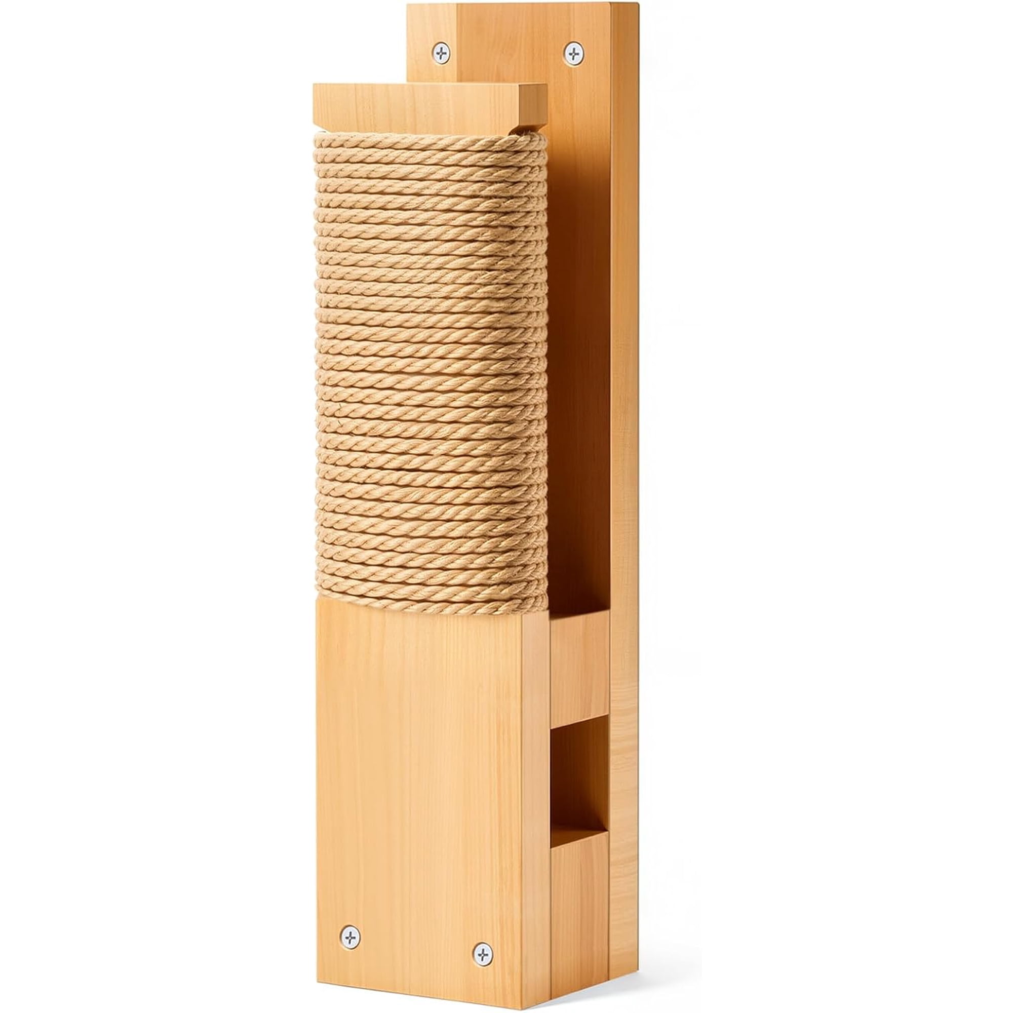 Wall Mount Makiwara Board 17.7" x 4.4" for Adults Martial Arts | Traditional Makiwara Punching Board, Strike Pad Training Equipment for Karate Taekwondo, Home Gym Garage Dorm