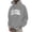 Grey*, variant on RUTAYY Men's Hoodie Long Sleeve Drawstring Front Pocket Vintage Letter Print Daily Casual Pullover Sweatshirt Black
