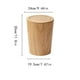 thumbnail image 3 of Wooden Flip-top Trash Can Home Hotel Trash Can Living Room Bedroom With Lid Flip-top Paper Can, 3 of 3
