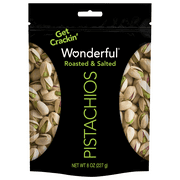 Wonderful Pistachios, In-Shell Roasted & Salted Nuts, 8 Ounce Resealable Bag