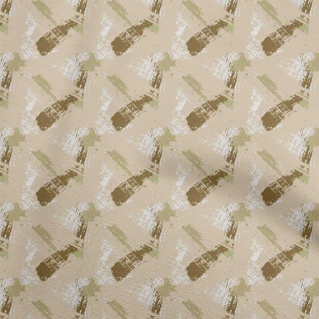 oneOone Velvet Light Brown Fabric Abstracts Craft Projects Decor Fabric Printed By The Yard 58 Inch Wide