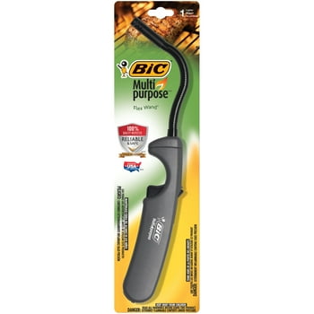 BIC Multi-Purpose Lighter, Flex Wand Edition, 1 Count (colors may vary)