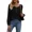 Black, variant on AELand Womens Sweaters, Casual V Neck Long Sleeve Tops and Blouses For Spring & Fall & Winter