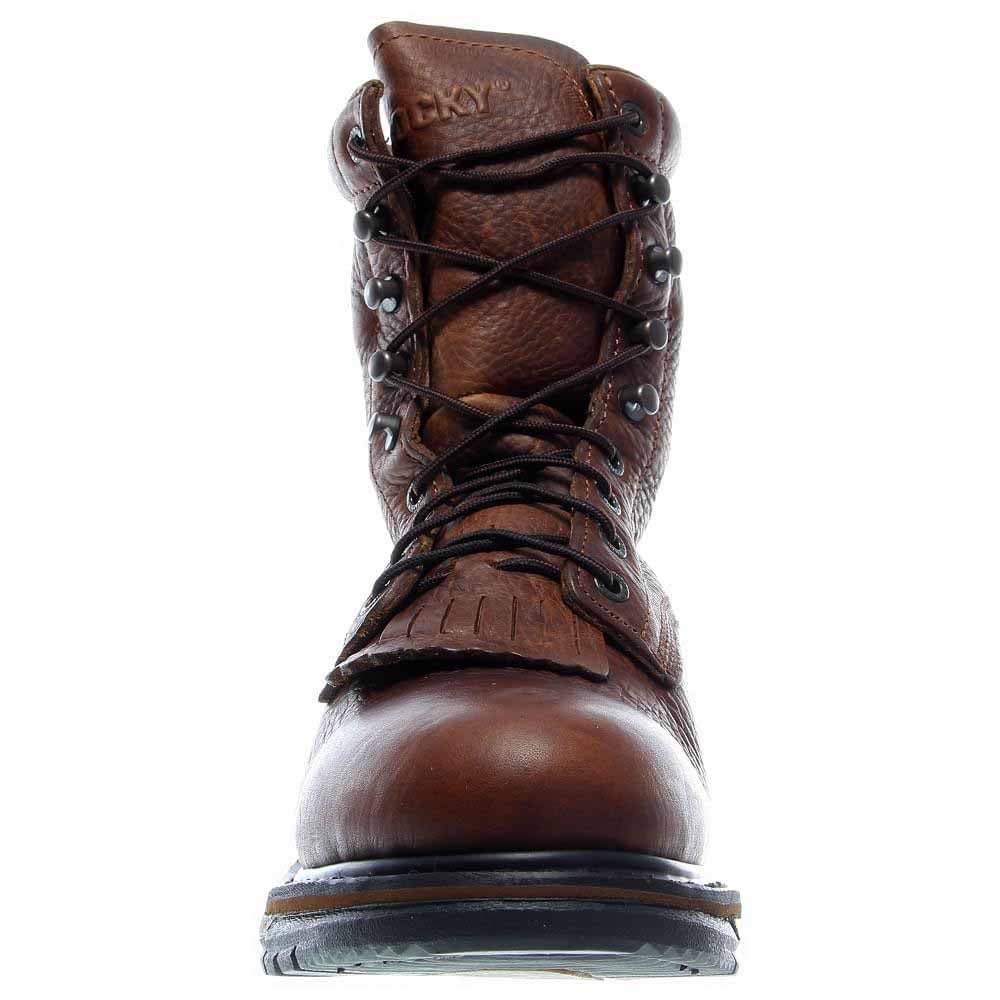 Rocky  Mens Original Ride Lacer Waterproof Round Toe Lace Up  Casual Boots   Mid Calf - image 5 of 7