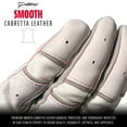 thumbnail image 2 of Franklin Sports MLB Double Extra Large Batting Gloves, Natural II Pearl and White, Adult, 2 of 7