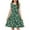 Style2-Green girls dresses, variant on Girl Dresses Size 7-8 Wedding Summer Boho Dresses Crewneck Dresses Toddler Dresses Spring Boho Strap Casual Sleeveless Tiered Cami Dresses with Pockets 13 Years