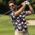 thumbnail image 3 of Binienty Horse Floral Couple Golf Clothing Set Athletic Tropical Quarter Zip His and Hers Matching Golf Outfit for Couple Comfortable Dry-Fit Golf Course Wear for Women and Men, 3 of 7
