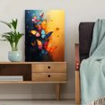 thumbnail image 5 of Qisvanset 12x16 Inch Vibrant Flying Butterfly Canvas Wall Art, Abstract Oil Painting Nature Serene Decor, 5 of 5