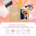 thumbnail image 3 of Wedding Guest Book Wooden Sign In Book Wedding Message Notebook Bridal Shower Gift, 3 of 8