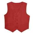 thumbnail image 6 of Toptie Kid Vest Volunteer Activity Waistcoat Party Costume Vests - RED, 6 of 8