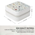 thumbnail image 2 of BCIIG Flexible Storage Jewelry Box for Travel - Compact Organizer White, 2 of 5