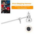 thumbnail image 1 of Batidor de tambor de graves ajustable cabeza de martillo duradera aleación Ehuebsd de aluminio Pedal de tambor martillos accesorios para instrumentos de percusión, 1 of 9
