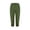 2# Army Green, variant on Womens Capri Leggings Workout Capri Pants Petite Summer Stretch Tummy Control Leggings Pull On Plus Size Athletic Gym Yoga Pants Trendy Wine S