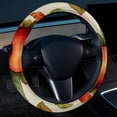 thumbnail image 2 of Thanksgiving Apple 14.5 Inch Printed PVC Leather Car Wheel Cover Steering Wheel Covers Auto Accessories, 2 of 6