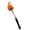 Orange, variant on Halloween Novelty funny toy Decorations - Halloween LED Glow Wands - Pumpkin & Light-Up Stick Flexible Spring, Built-in Batteries, Party Favors/Decor