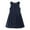 Navy-A, variant on Girl Uniform Dress Cute Pleated Knee Length Sleeveless Grey Girls Uniform Jumper Dresses for Kids 8-9 Years