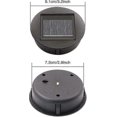 thumbnail image 2 of 4 Pieces Replacement Solar Lights With Led Bulbs, Solar Top Lights Replacement, Led Solar Panel Lantern Cover For Outdoor Hanging Garden Lantern, 2 of 4