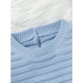 thumbnail image 6 of FEORJGP Toddler Baby Girls Boys Sweater Rompers 1M-18M Infant Long Sleeve Knitted Bodysuits Casual Chunky Cable Knitwear Jumpsuits for Newborn Little Girl Boy Fashion Cozy Basic Solid Cute Clothes, 6 of 7